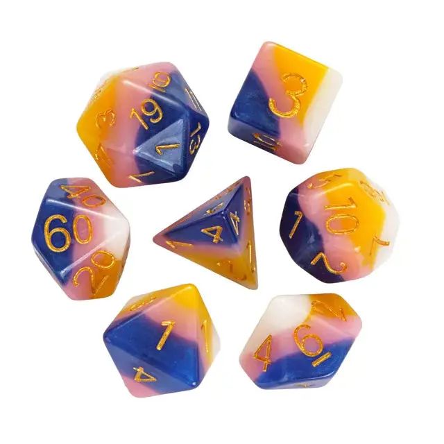 Fruit Taffy Polyhedral Dice Set (7) 1