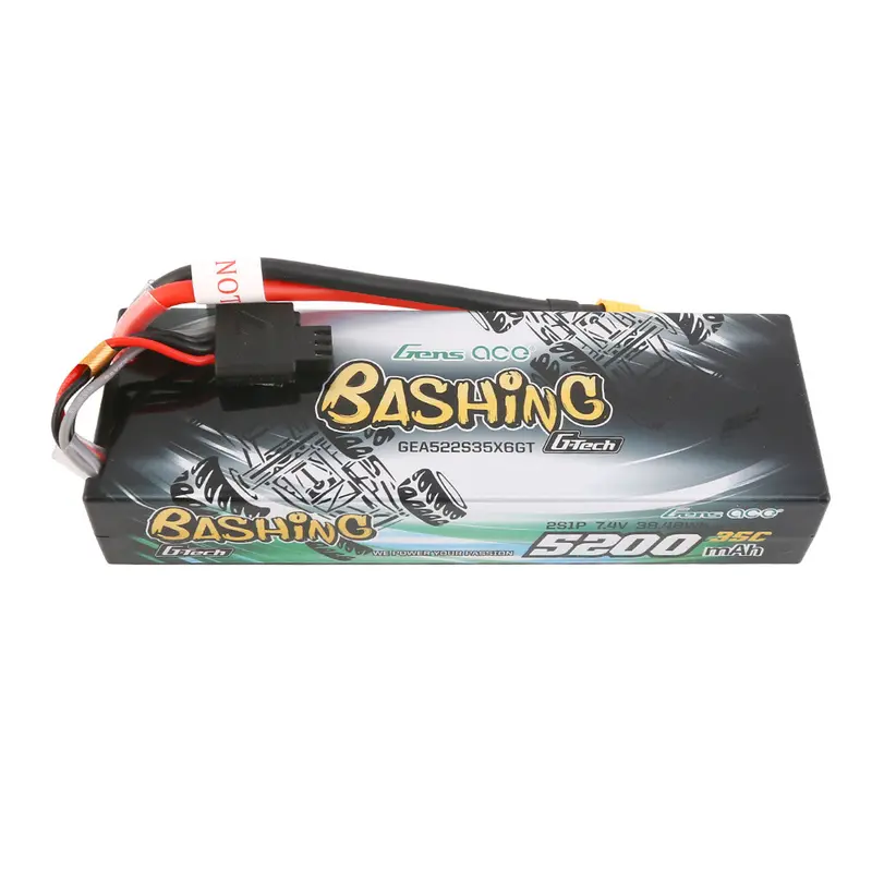 G-Tech 5200Mah 7.4V 2S1p 35C, Lipo, Xt60 Plug 1