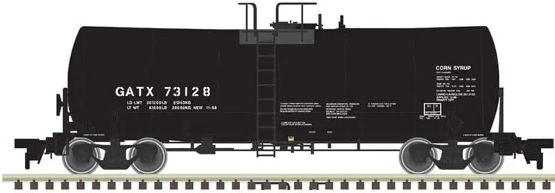 General American Tankcar #73196 (Black, Corn Syrup Service) Trinity 17,600-Gallon Tank Car 1