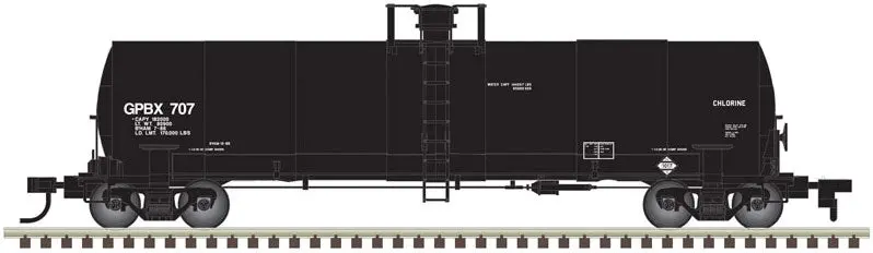 Georgia-Pacific Gpbx 703 (Black) Acf 17,360-Gallon Tank Car 1