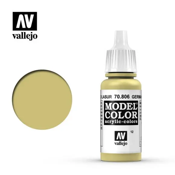 German Yellow (#12) Model Color Acrylic Paint 17Ml 1