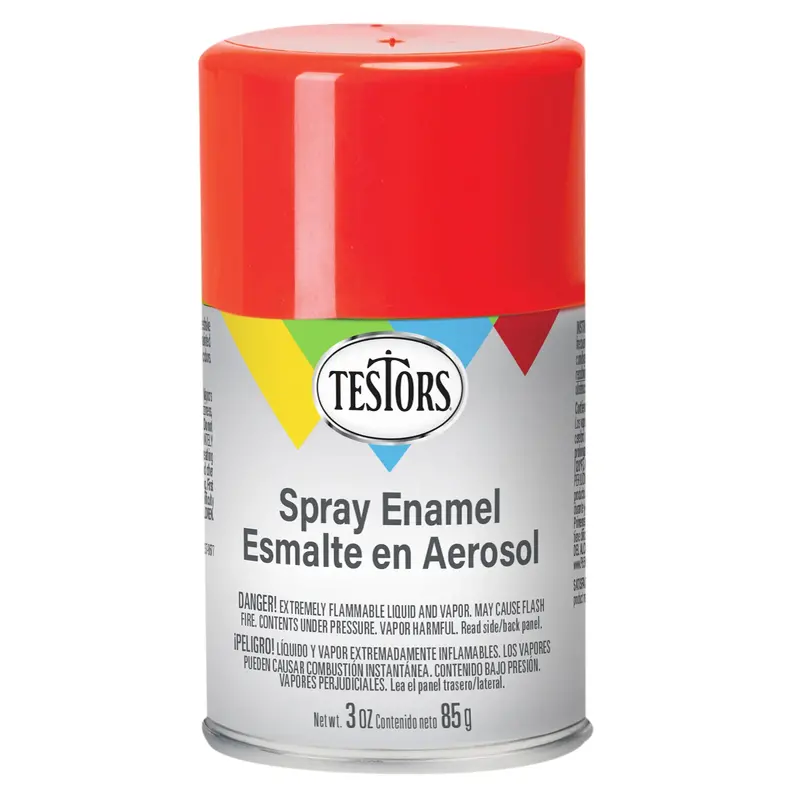 Gloss Bright Red Enamel Spray Paint 3Oz 1