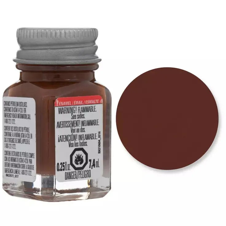 Gloss Light Brown Enamel Paint 0.25Oz 1