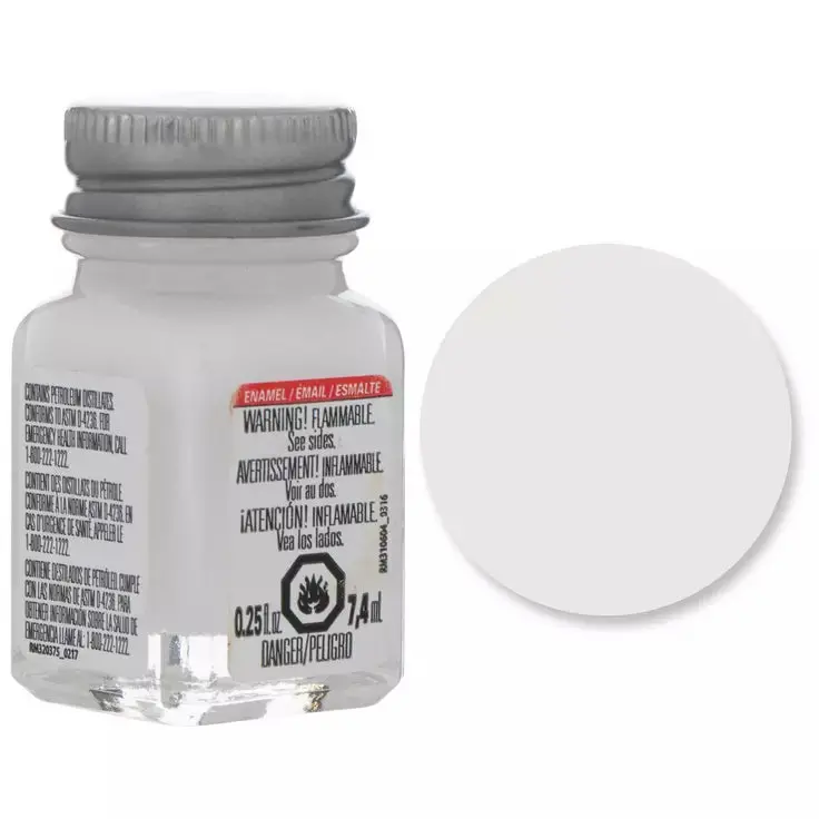Gloss White Enamel Paint 0.25Oz 1