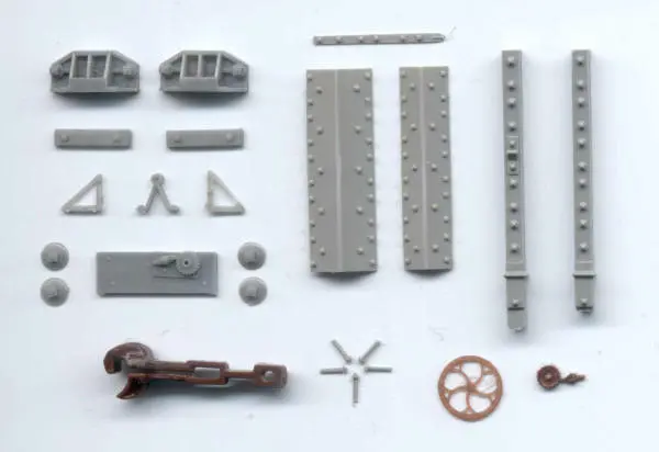 Grandt Line 3012 On3 Denver & Rio Grande Western Fairmont 36 Gauge Pushcar Kit 1