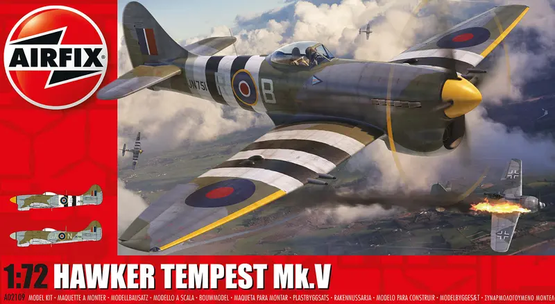 Hawker Tempest Mk.V (1/72 Scale) Aircraft Model Kit 1