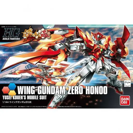 Hgbf Wing Gundam Zero Honoo (1/144 Scale) Plastic Gundam Model Kit 1