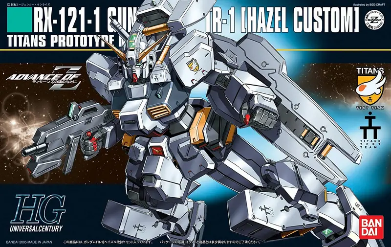 Hguc #56 Rx-121-1 Gundam Tr-1 Hazel Custom (1/144 Scale) Gundam Model Kit 1