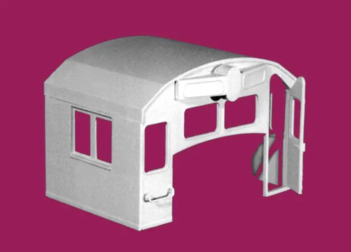 Hi-Tech Details 5003 Ho 2-Window Cab Kit -- Post-1972 1