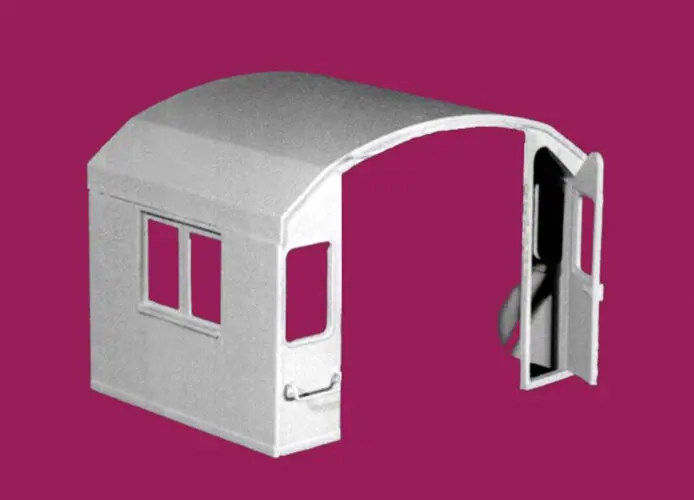 Hi-Tech Details 5006 Ho 2-Window Cab Kit -- High Hood 1