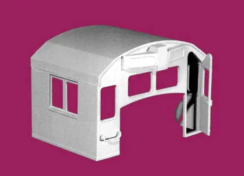 Hi-Tech Details Part 5000 Ho 2-Window Cab Kit -- Pre-1972 1