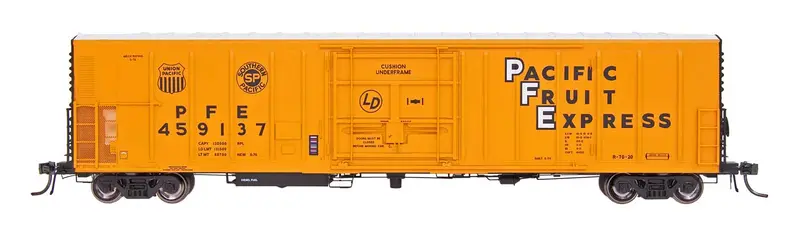 Ho Scale Pacific Fruit Express - Late Roof & Hydra-Cushion Underframe 1