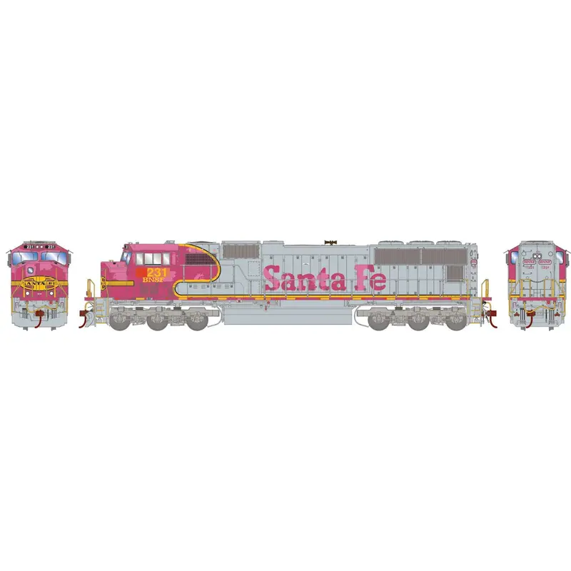 Ho Sd75m, Bnsf #231 1