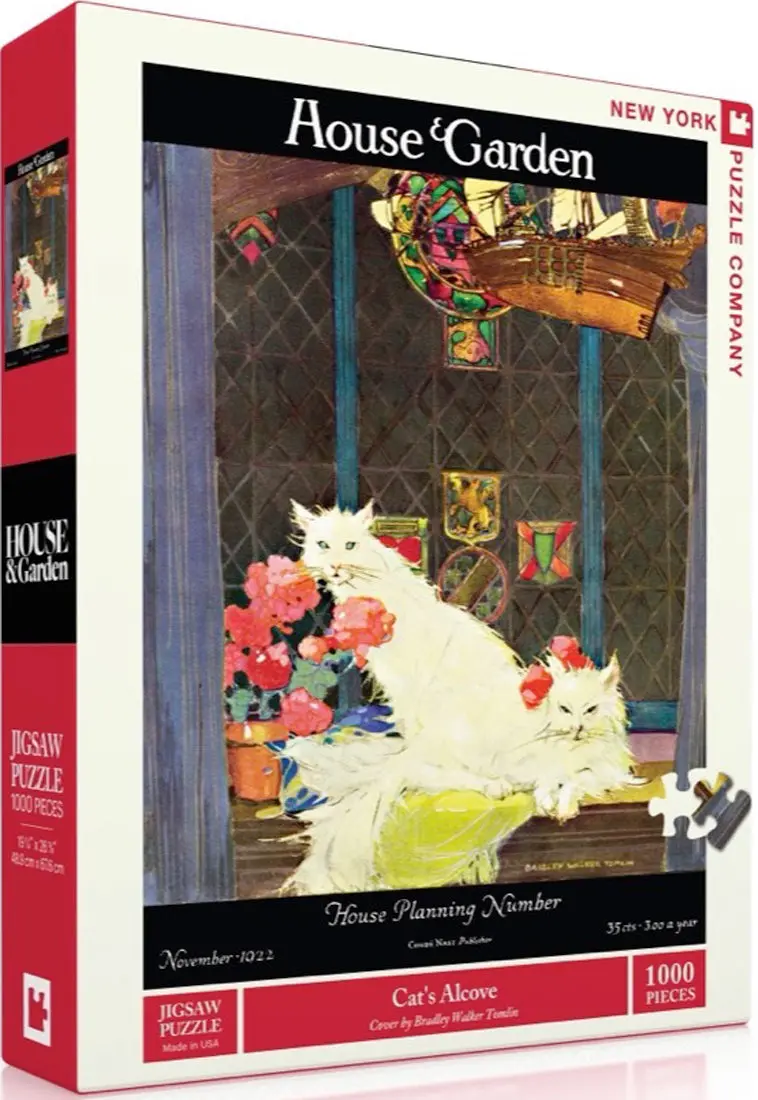 House & Garden Cat's Alcove (1000 Piece) Puzzle 1