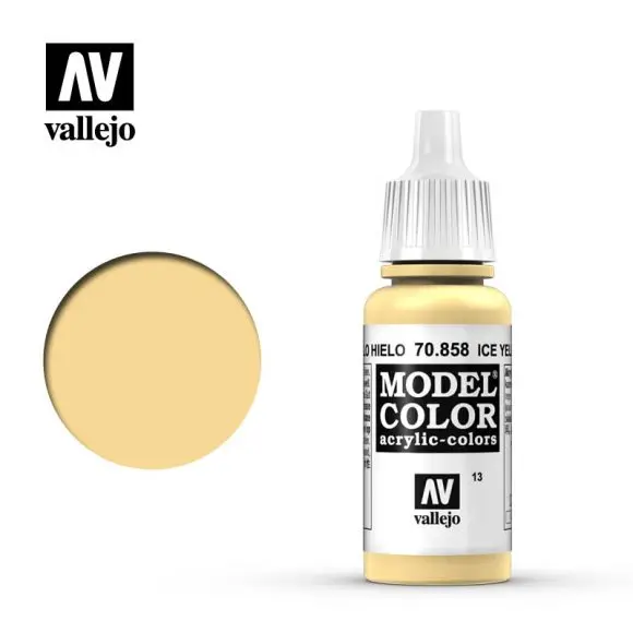 Ice Yellow (#13) Model Color Acrylic Paint 17Ml 1