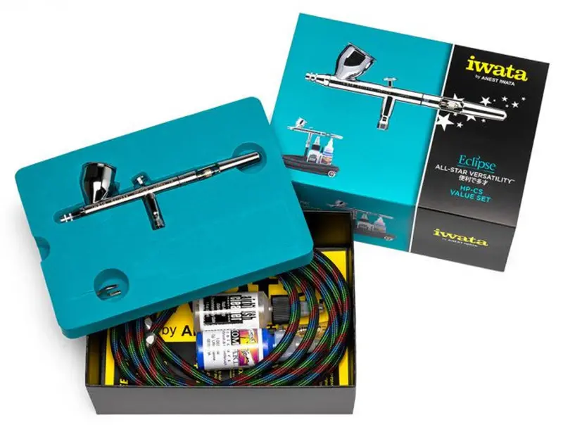 Iwata Eclipse Hp-Cs Value Airbrush Set Iwaecl4501 1