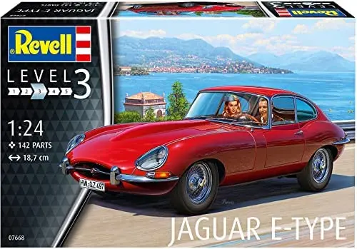 Jaguar E-Type Coupe (1/24 Scale) Vehicle Model Kit 1