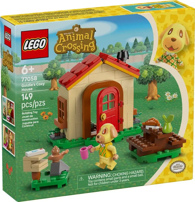 Lego Animal Crossing Goldie's Cozy House Building Set 77058 1