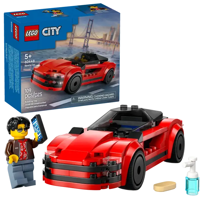 Lego City Red Sports Car 1