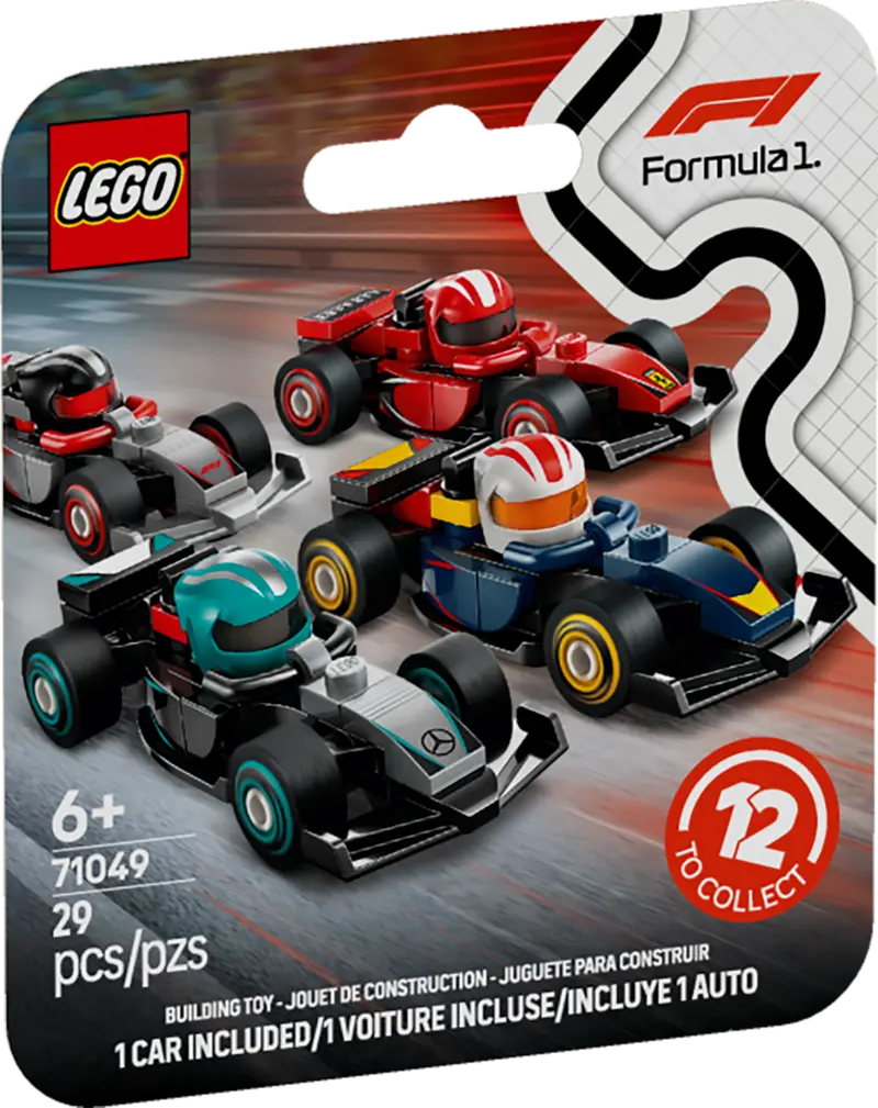 Lego F1 Collectible Race Cars Single Blind Box 71049 1