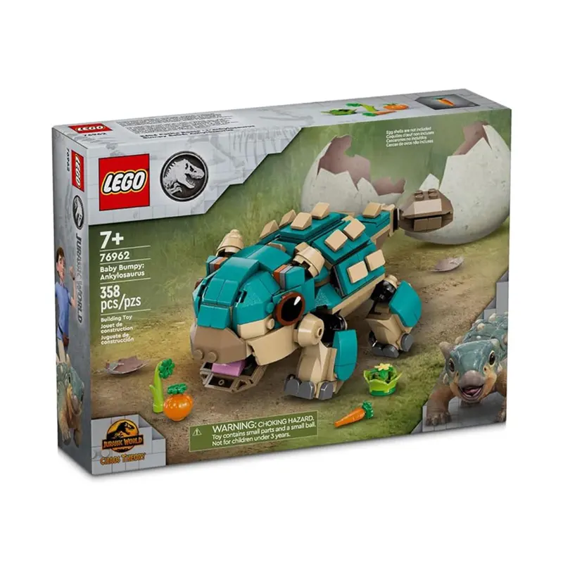 Lego Jurassic World Chaos Theory Baby Bumpy Ankylosaurus Building Set 76962 1