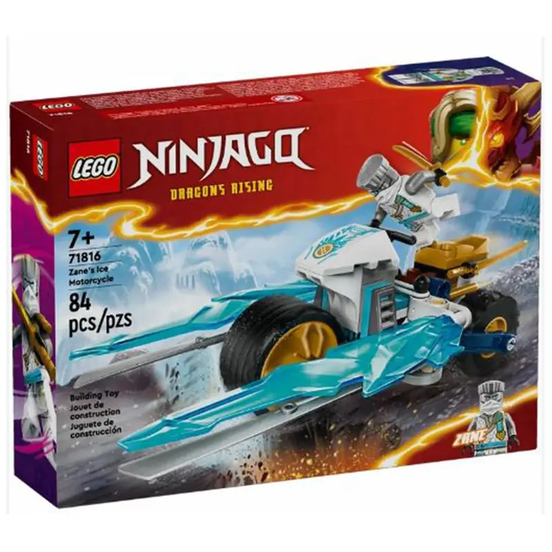 Lego Ninjago Dragon's Rising Zane's Ice Motorcycle Building Set 71816 1