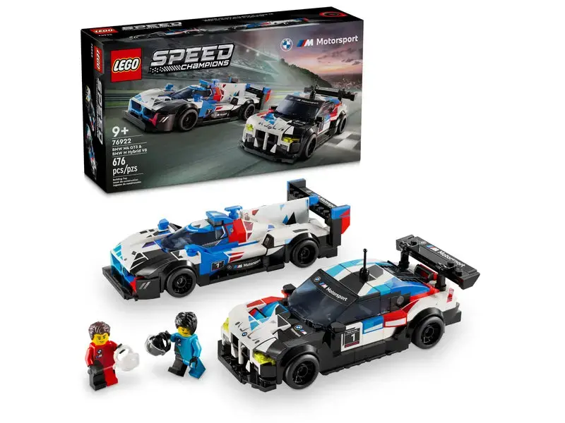 Lego Speed Champions Bmw M4 Gt3 & Bmw M Hybrid V8 Race Cars 1