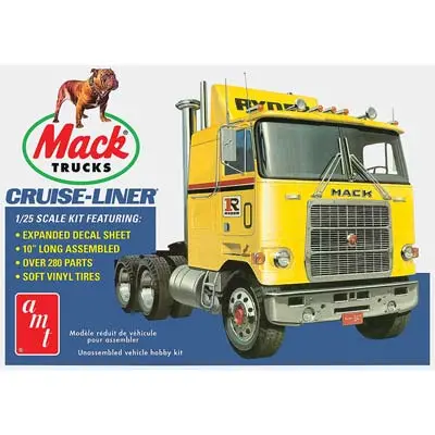 Mack Trucks Cruise-Liner (1/25 Scale) Plastic Vehicle Model Kit 1