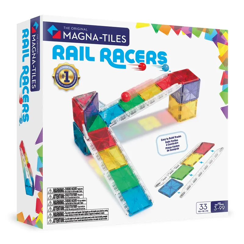 Magna-Tiles Rail Racers Magnetic Building Set 1