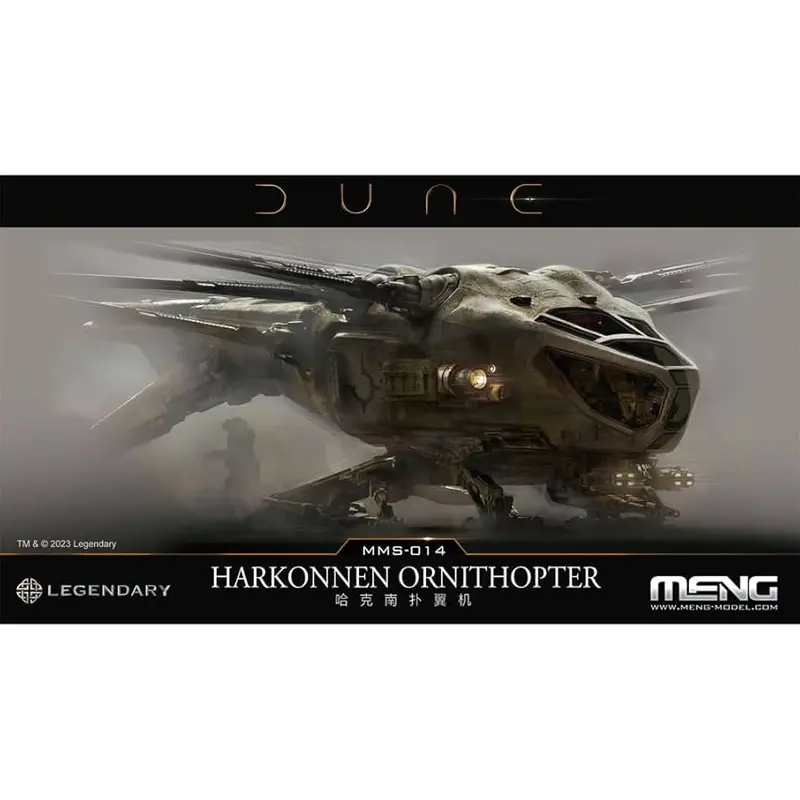 Meng Dune Mms-014 Harkonnen Ornithopter Model Kit 1