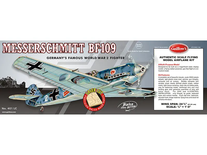Messerschmitt Bf 109 Laser Cut 1