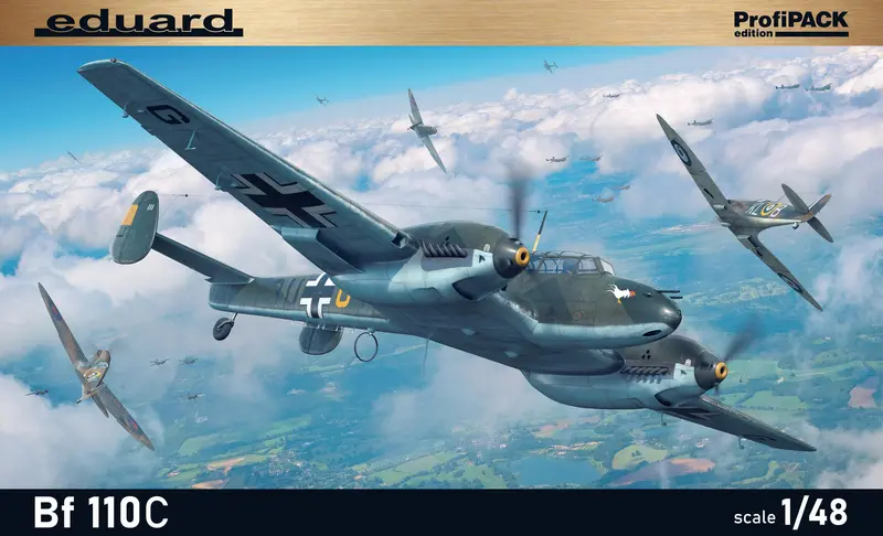 Messerschmitt Bf 110C Profipack (1/48 Scale) Aircraft Model Kit 1