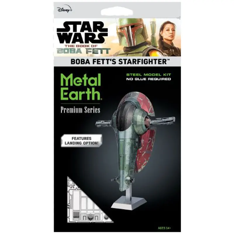 Metal Earth Iconx Star Wars Boba Fett's Starfighter Steel Model Kit 1