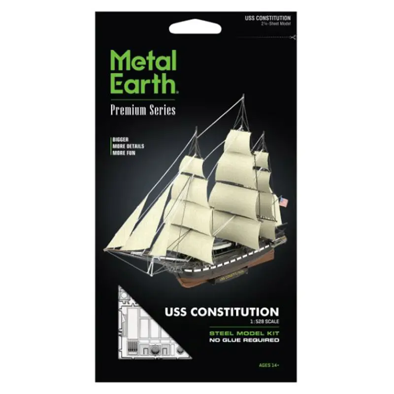 Metal Earth Uss Constitution Ship Premium Series Model Kit 1