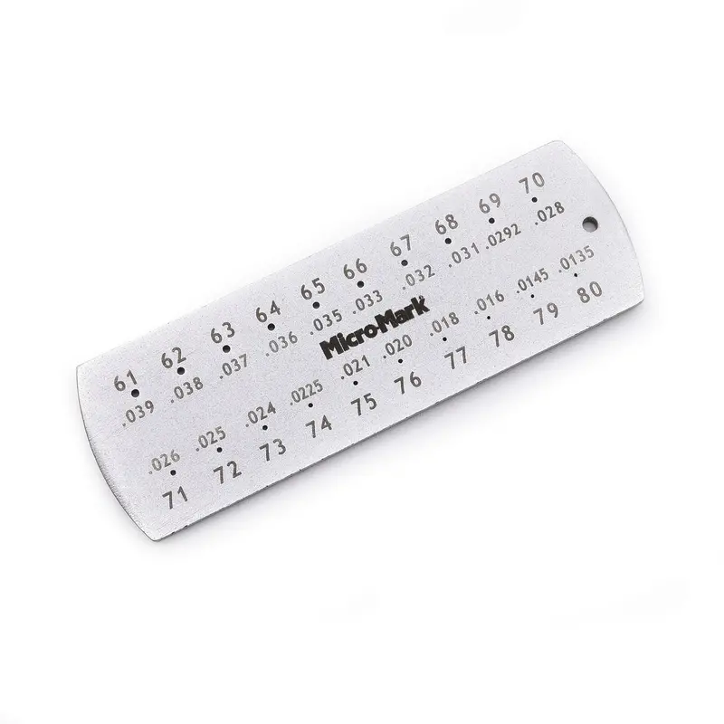 Micro Drill Bit Gauge, #61-80 1