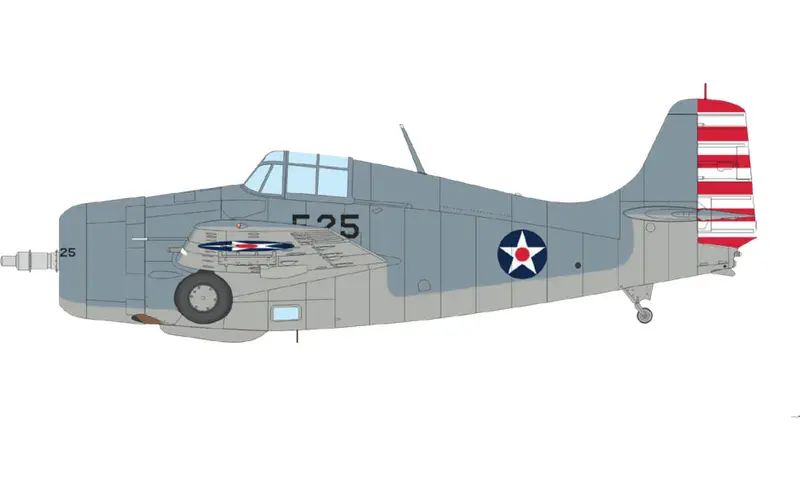 'Midway' F4f-3 And F4f-4 Wildcat (1/48 Scale) Aircraft Model Kit 1