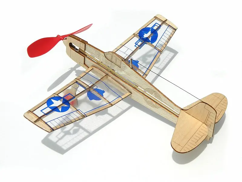 Mini Model U.S. Hellcat Balsa Model Kit Gui4503 1