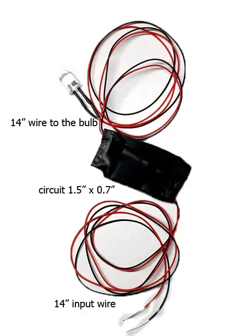 Miniature Led Lighthouse Light For Models 3Mm / Cool White Evdlh31 1