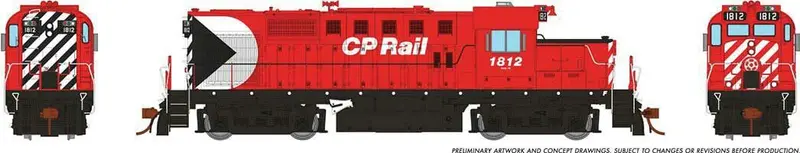 Mlw-Cp Rs-18U - Standard Dc -- Canadian Pacific 1820 (Action Red, White, Black, Multimark Logo) 1