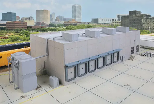 Modern Concrete Warehouse Model Kit 1