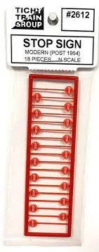 Modern Red Stop Signs (18 Pack) 1