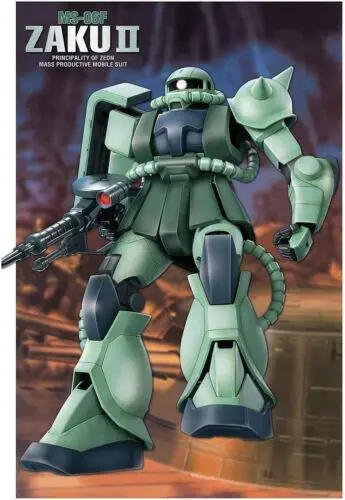 Ms-06F/J Zaku Ii (1/144 Scale) Gundam Model Kit 1