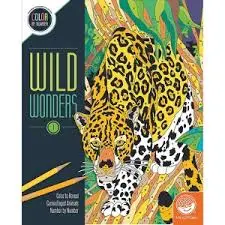 Mw Wholesale Wild Wonders Color By Number Book 1