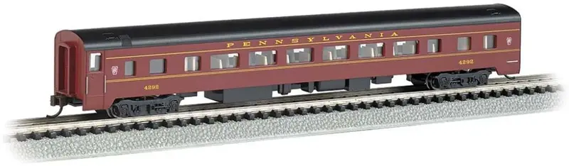 N 85' Smooth-Side Coach With Interior Lighting - Ready To Run -- Pennsylvania Railroad #4292 1