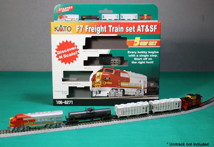 N F7 Freight Train Set At&Sf 1