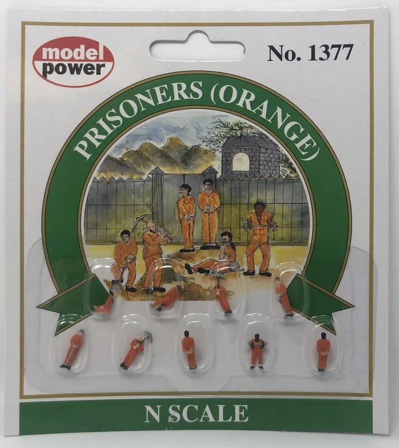 N Scale Prisoners Orange 1