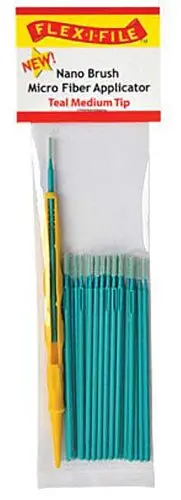 Nano Brush -- Medium Tip & 1 Applicator Handle/Holder (Teal) Pkg(24) 1