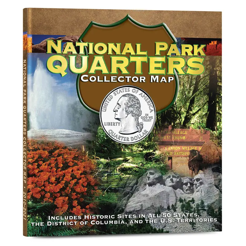 National Parks Quarters Collector's Map 1