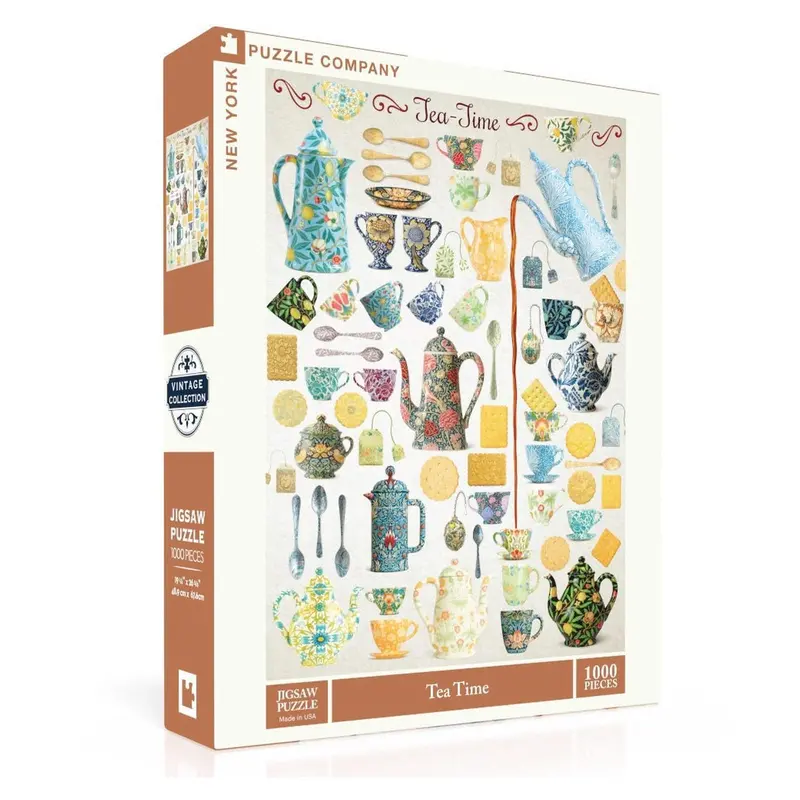 New York Tea Time 1000 Piece Jigsaw Puzzle 1