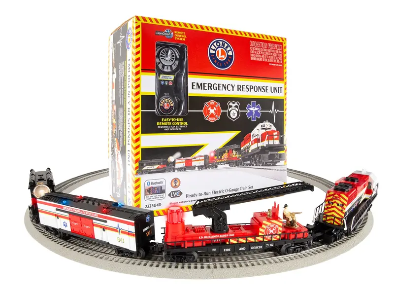 O-Gauge Emergency Response Unit Train Set 1